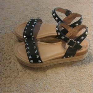 Ladies :  Sandals with Spikes ( Size 7.5 ) . Excellent Condition $22 FIRM!!